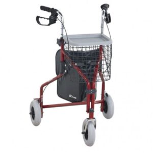 Andador Rollator de 3 ruedas.