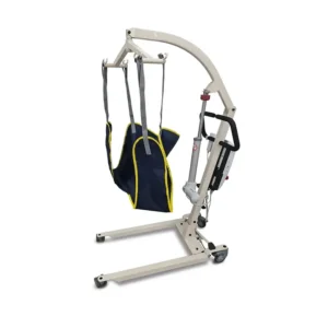 Eleva-paciente motorizado con arnés