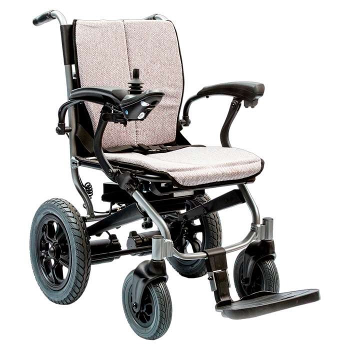 Silla de ruedas motorizada de plegado frontal