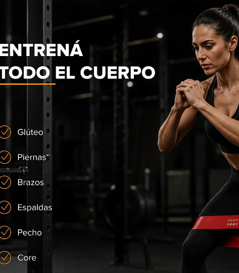 Bandas Elasticas Circulares Kit x5 Fibra Fitness - Image 5